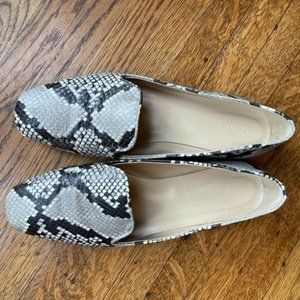 J. Crew Snakeskin Loafers